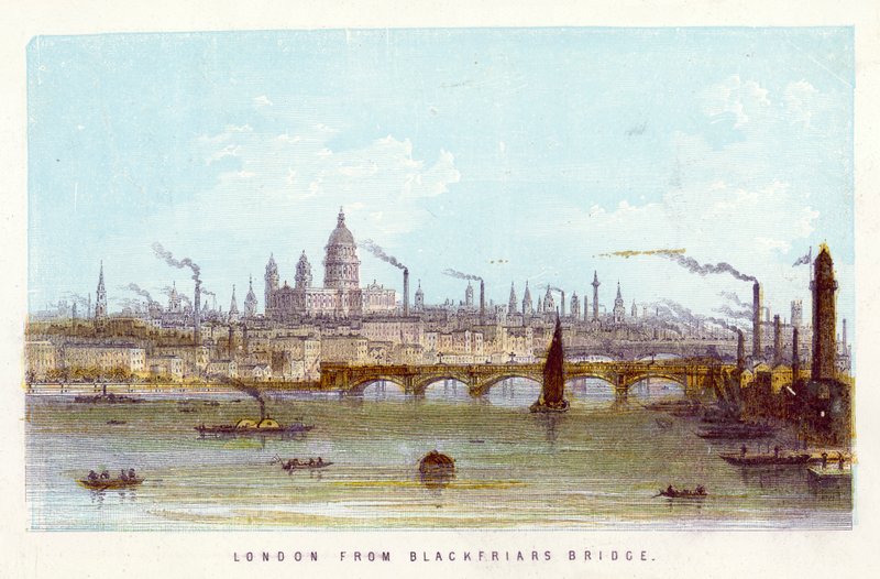Sungai Thames: Kingston-on-Thames (ukiran berwarna)n 作者 英语学校