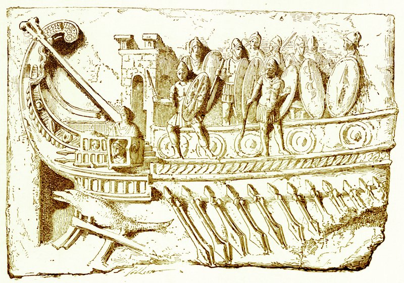 罗马厨房，由Victor Duruy撰写的罗马历史插图，1884年出版（数字增强图像） 作者 英语学校
