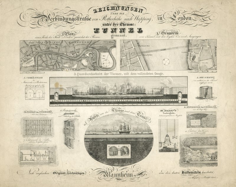 Rotherhithe Wapping Thames隧道 作者 英语学校