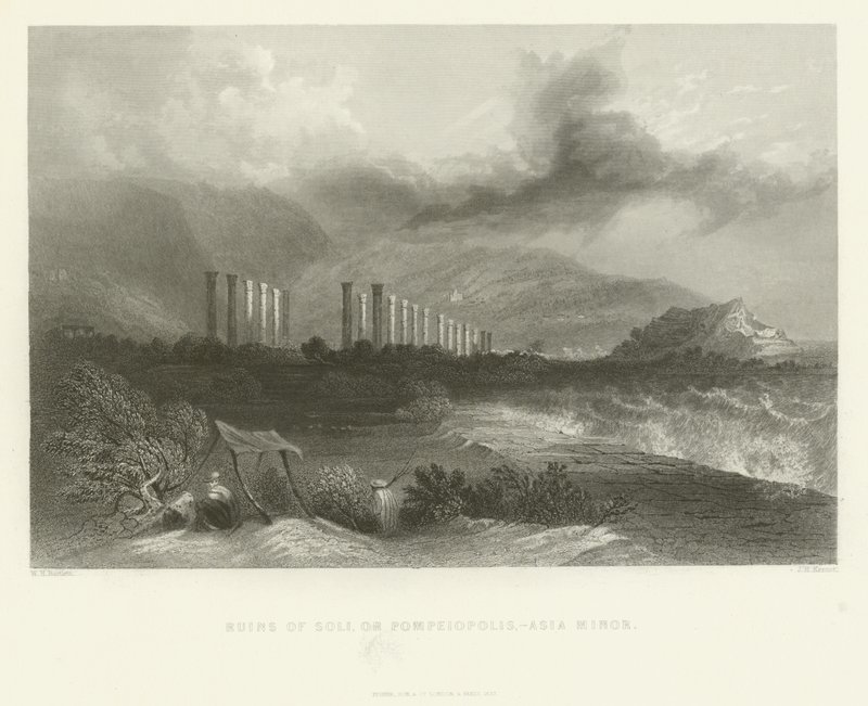 索利的废墟，或小亚细亚的Pompeiopolis，1837年 作者 英语学校