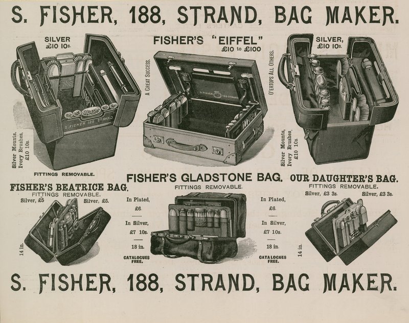 S Fisher，188 Strand，Bag Maker 作者 英语学校