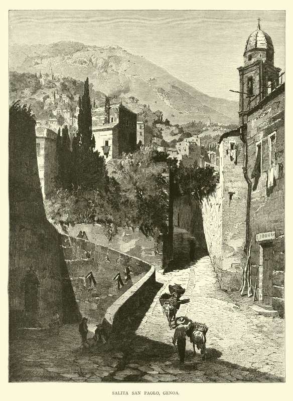 Salita San Paolo，热那亚 作者 英语学校