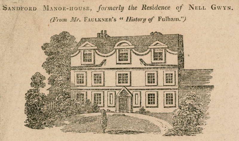 Sandford Manor House，伦敦富勒姆，以前是Nell Gwynne的居住地 作者 英语学校