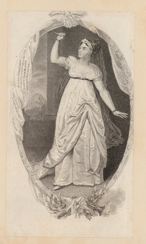 Sarah Siddons, actress, as Euphrasia (engraving) 作者 英语学校