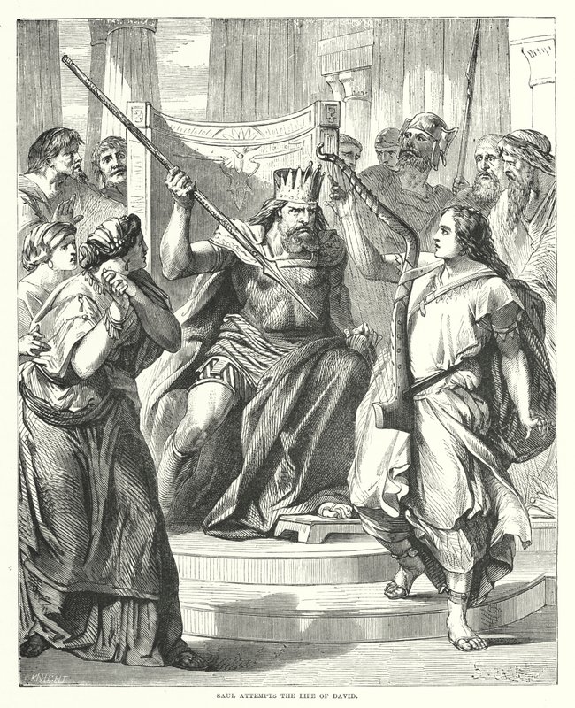Saul attempts the Life of David (engraving) 作者 英语学校