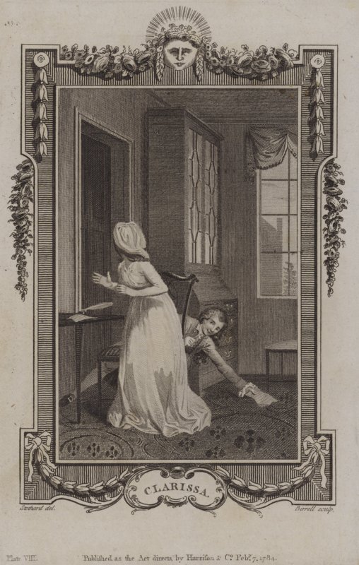 来自克拉丽莎的场景，Samuel Richardson 作者 英语学校