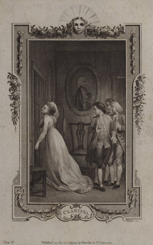来自克拉丽莎的场景，Samuel Richardson 作者 英语学校