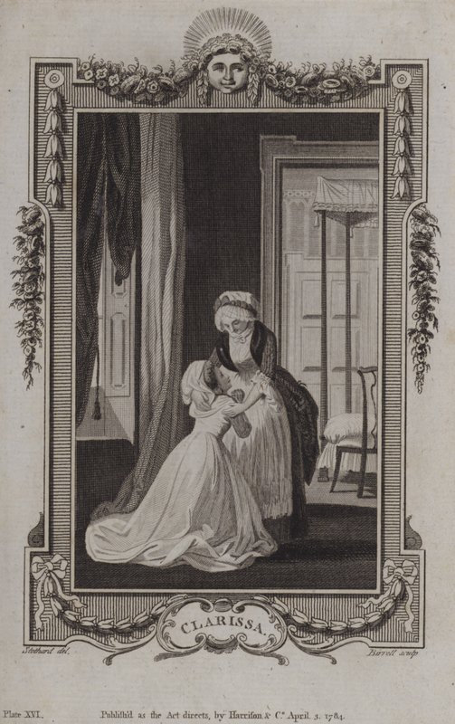 来自克拉丽莎的场景，Samuel Richardson 作者 英语学校