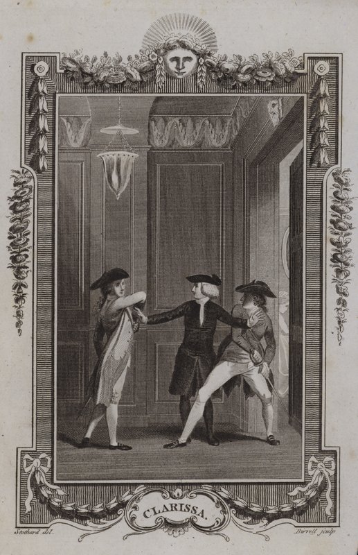 来自克拉丽莎的场景，Samuel Richardson 作者 英语学校