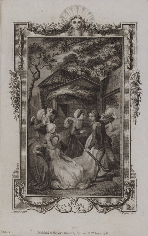 来自克拉丽莎的场景，Samuel Richardson 作者 英语学校