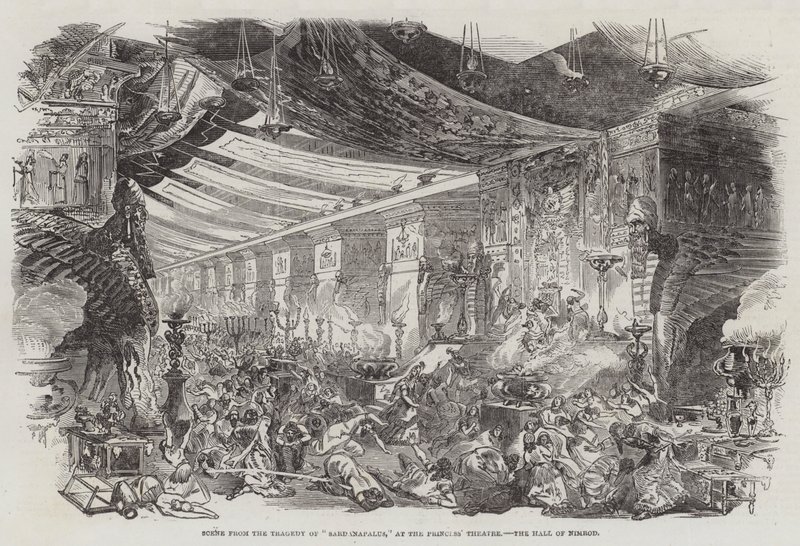 Scene from the Tragedy of "Sardanapalus," at the Princess