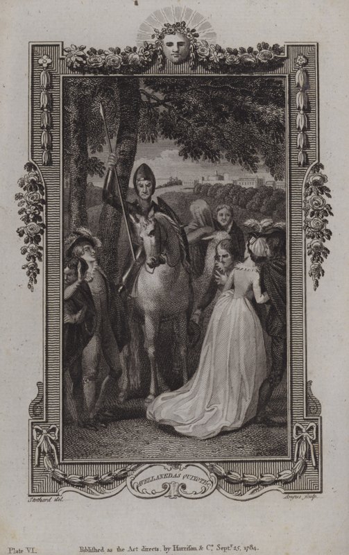 续集Miguel de Cervantes Don Quixote的场景，由Alonso Fernandez de Avellaneda撰写 作者 英语学校