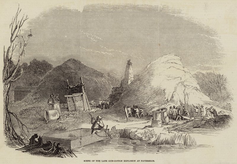 Scene of the Late Gun-Cotton Explosion at Faversham (engraving) 作者 英语学校