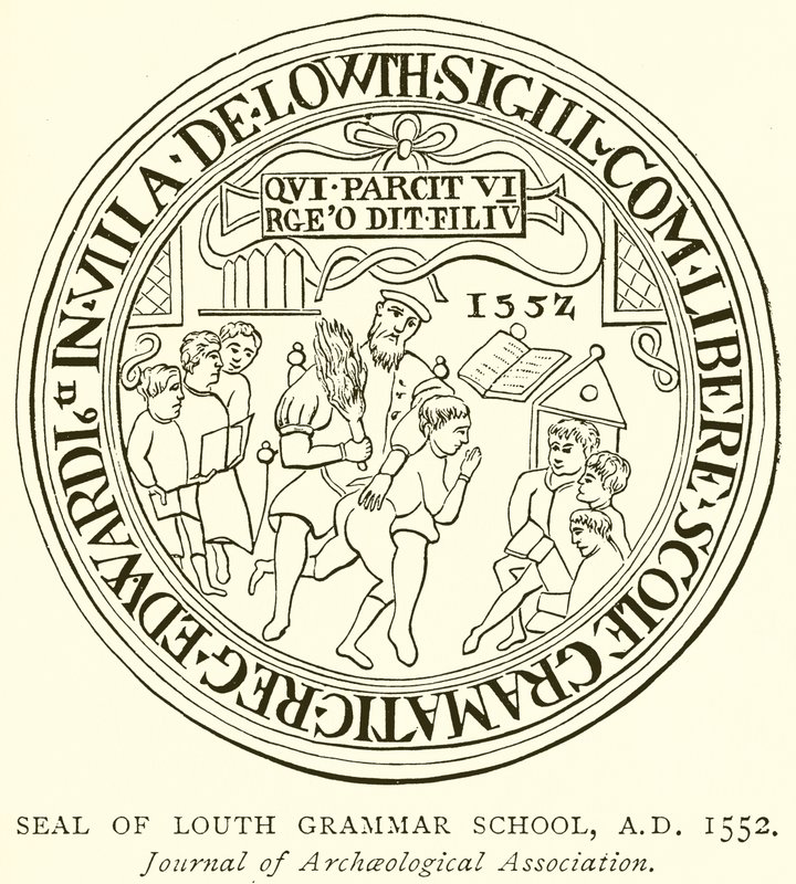 公元1552年，Louth Grammar School印章 作者 英语学校