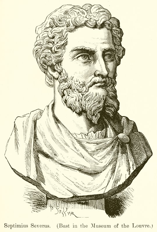 Septimius Severus。 （胸围在卢浮宫博物馆） 作者 英语学校