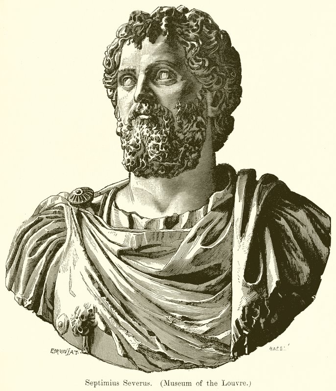 Septimius Severus。 （卢浮宫博物馆） 作者 英语学校