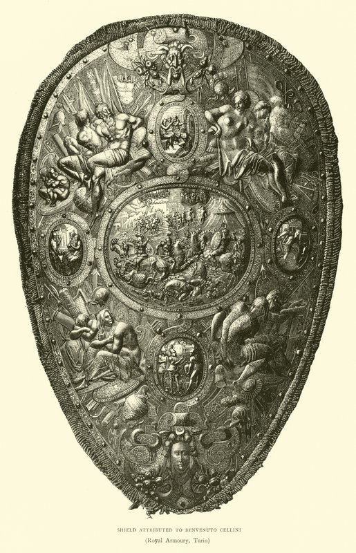 Shield归功于Benvenuto Cellini 作者 英语学校