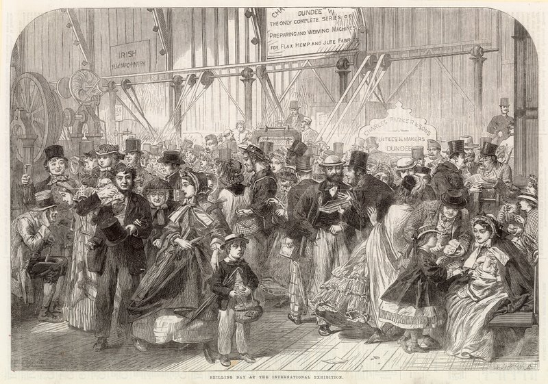 在1862年国际展览会上结束了一天 作者 英语学校