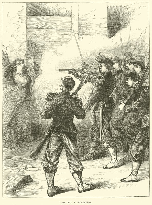 拍摄石油，1871年5月 作者 英语学校