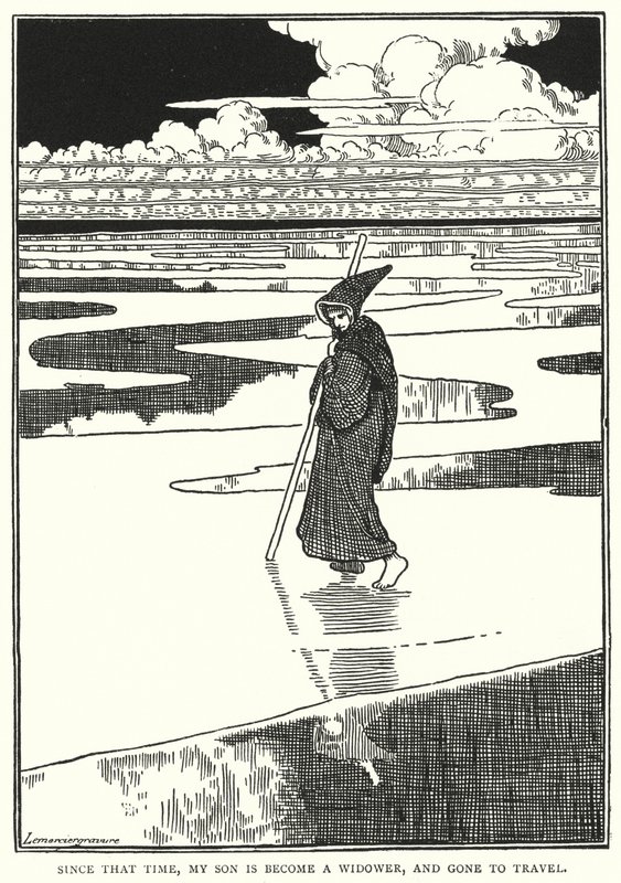 从此儿子鳏夫，去旅行了（版画） 作者 英语学校