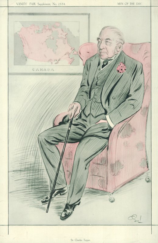 查尔斯·图珀爵士，1913年7月30日，“名利场”漫画 作者 英语学校