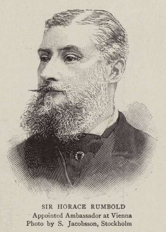 Horace Rumbold爵士（雕刻）。 作者 英语学校
