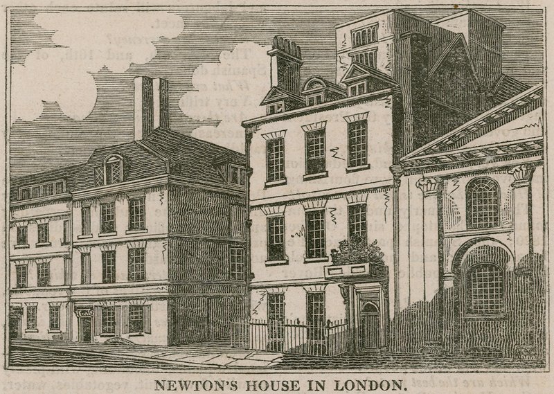 Sir Isaac Newtons House，St Martins Street，莱斯特广场伦敦 作者 英语学校