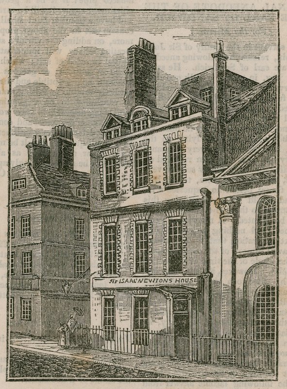 Sir Isaac Newtons House，St Martins Street，莱斯特广场伦敦 作者 英语学校