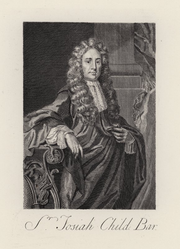 Sir Josiah Child (engraving) 作者 英语学校