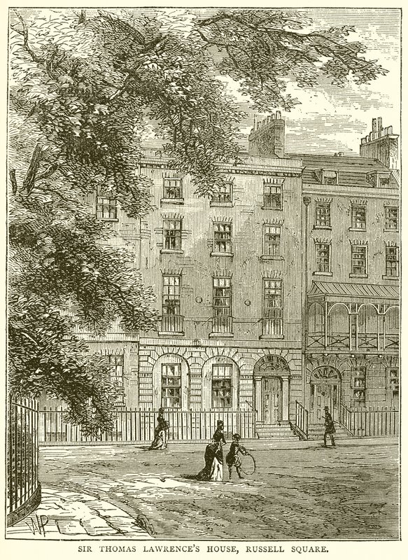 罗素广场的Thomas Lawrences House爵士 作者 英语学校