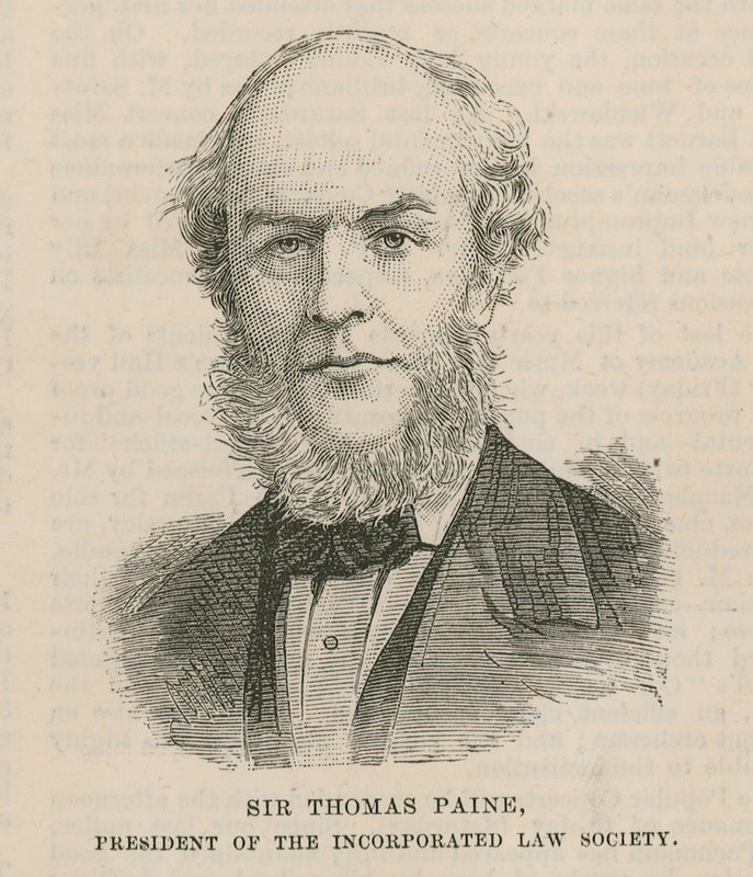 律师协会会长Thomas Paine爵士 作者 英语学校