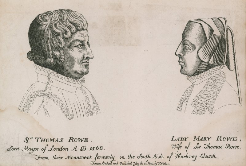 1568年伦敦市长Thomas Rowe爵士和Mary Rowe夫人 作者 英语学校