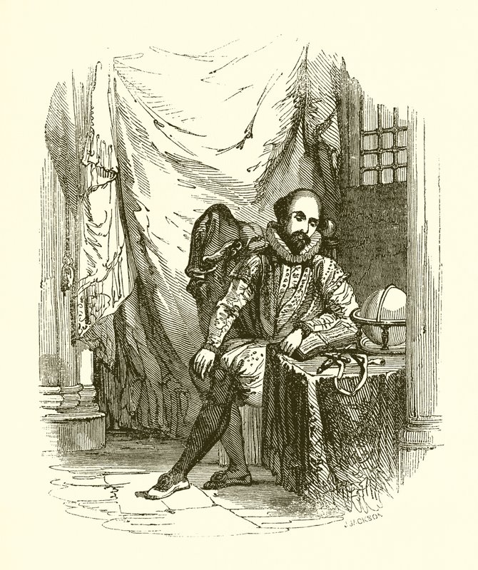 Walter Raleigh爵士在塔楼 作者 英语学校