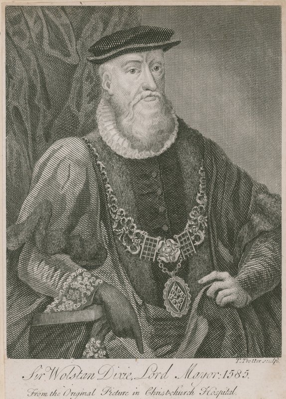 1585年，伦敦市长Wolstan Dixie爵士 作者 英语学校