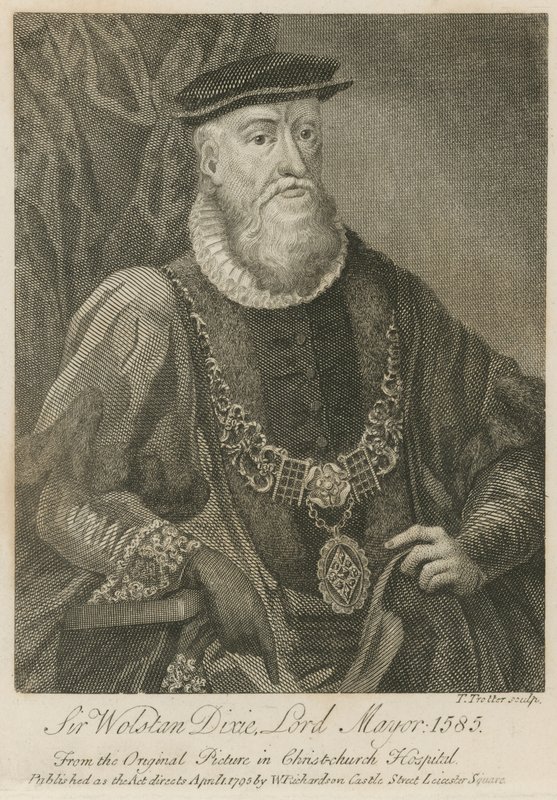 1586年，伦敦市长Wolstan Dixie爵士 作者 英语学校