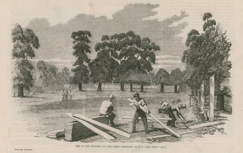 1851年大展的建筑工地 作者 英语学校