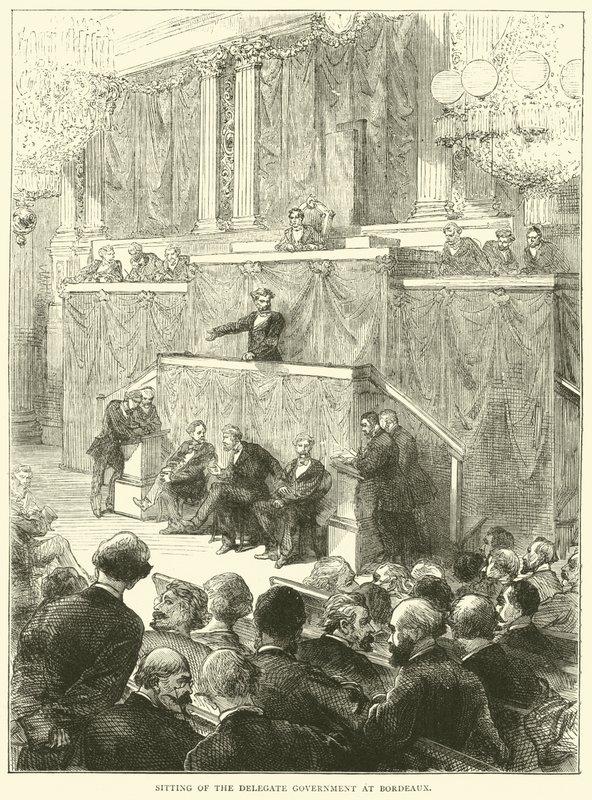 1870年12月，波尔多代表政府成立 作者 英语学校