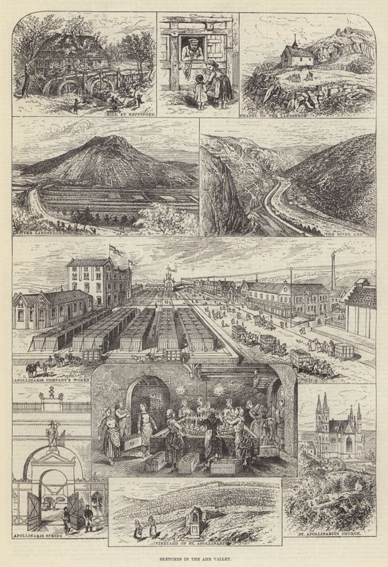 阿尔河谷的草图（版画） 作者 英语学校