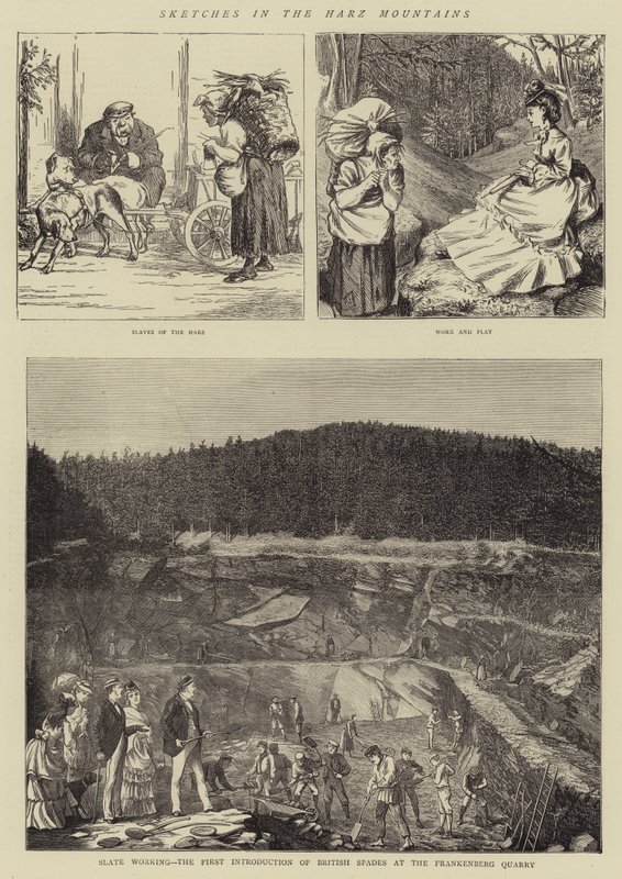 Sketches in the Harz Mountains (engraving) 作者 英语学校