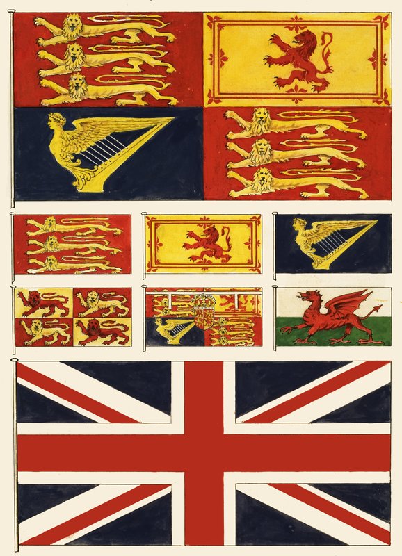 英国的一些旗帜 作者 英语学校