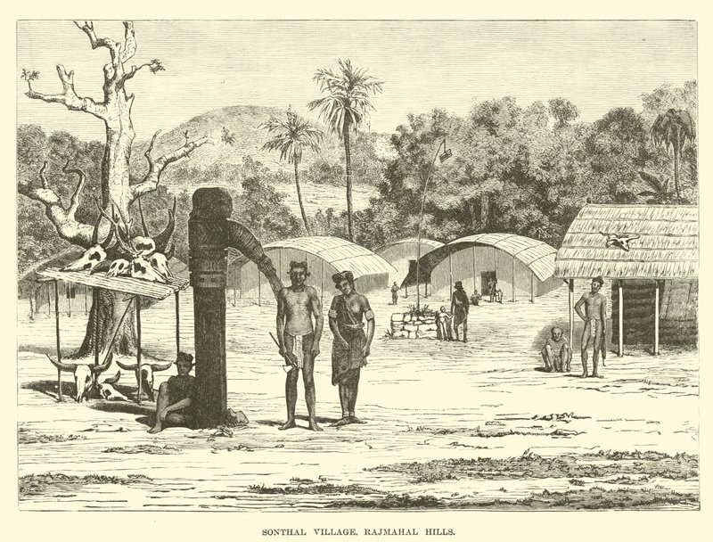 Sonthal Village，Rajmahal Hills 作者 英语学校