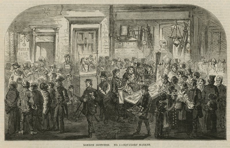 Squalors Market，St Luke，伦敦 作者 英语学校