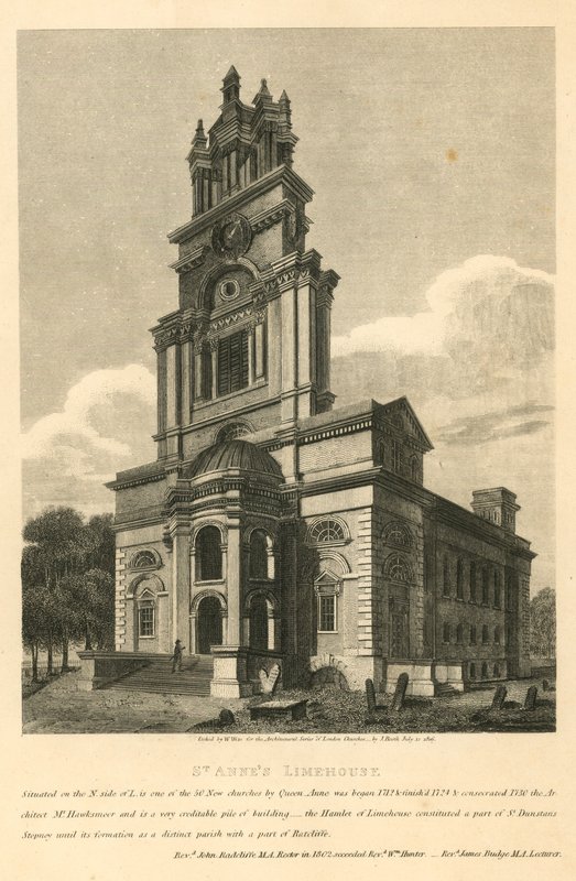 St Annes教堂，Limehouse，伦敦 作者 英语学校