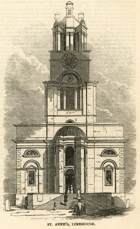 St Annes教堂，Limehouse，伦敦 作者 英语学校