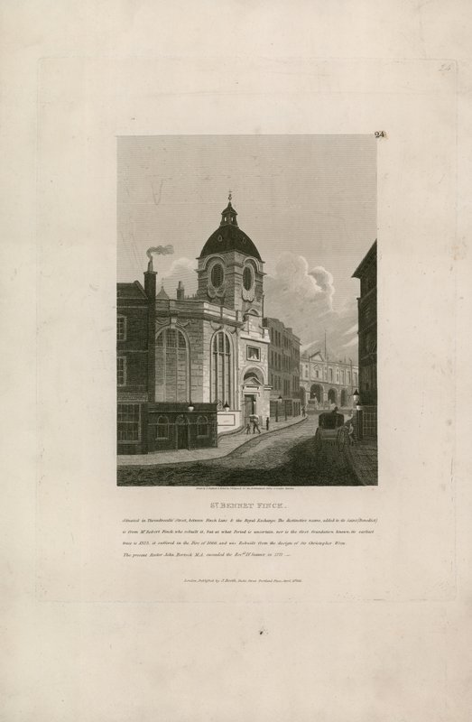 St Bennet Finck，Threadneedle Street，伦敦 作者 英语学校