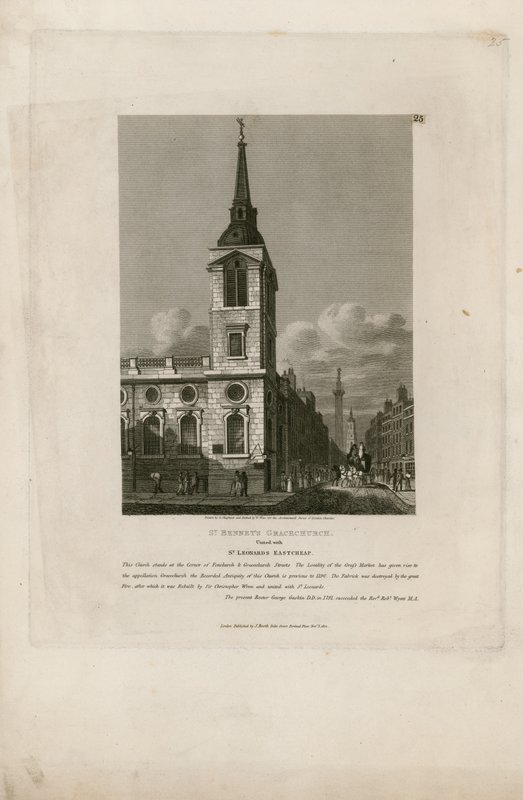 St Bennets Gracechurch，与St Leonards Eastcheap联合 作者 英语学校