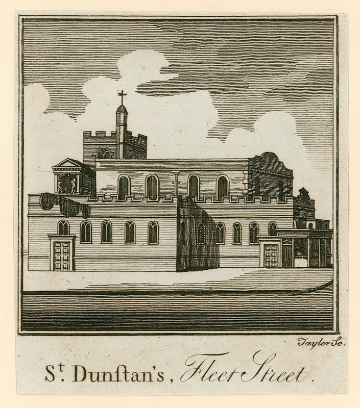 St Dunstans，Fleet Street，London 作者 英语学校