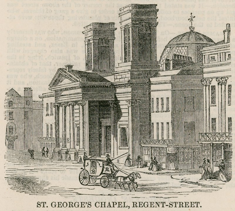 St Georges Chapel，摄政街，伦敦 作者 英语学校