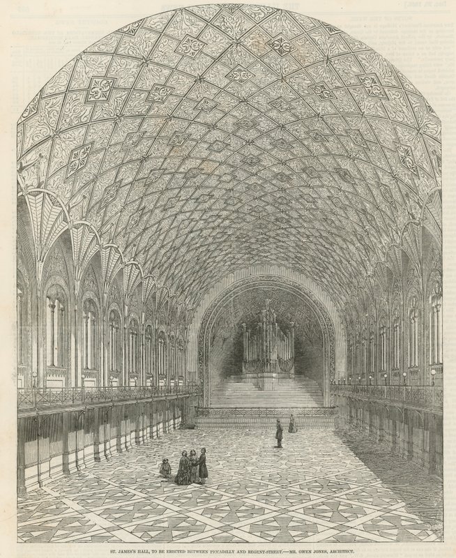 St Jamess Hall，将建在Picadilly和摄政街之间 作者 英语学校