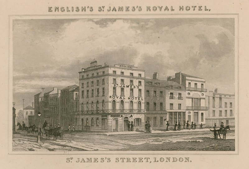 St Jamess Royal Hotel，St Jamess Street，伦敦 作者 英语学校
